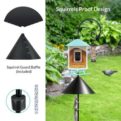 Outdoor camera bird feeder