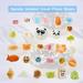 30Pcs Super Slow Rising Squeeze Fidget Toy Bun Phone Straps Stress Relief Toys for Adults Birthday Favors for Kids