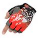 Mountain Bike Gloves for Men Women - Full-Palm Protection Cycling Gloves - Biking Gloves Fingerless Bicycle Gloves Non-Slip Cycle Gloves Men - Half Finger Bicycling Gloves