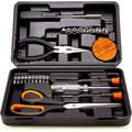 The Ultimate 17-Piece Auto Repair Tool Set Be Ready for Anything on the Road w/Our Combination Pliers Safety Hammer Screwdrivers Voltage Tester Pen and Convenient Carrying Case