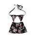 Sehao Dog Bikini Swimsuit Pet Bikini Swimming Dress Puppy Bathing Suit Stylish Beach Swimsuit Black M