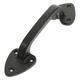 NUOLUX Door Handle Black Door Handle Sliding Door Handle Cast Iron Garage Door Handle