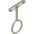 Sturdy Steel Center Closet Rod Support Bracket For Standard 1-5/16 Diameter Closet Rods (2 Matt Nickel)