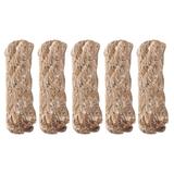 NUOLUX 5Pcs Jute Ropes Outdoor Fire Starters Practical Ropes Outdoor Hiking Lighter