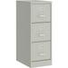 Lorell 22 in. 3 Drawer Vertical File Gray - Large