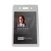 SICURIX Proximity Badge Holders Vertical 50 Pack CLEAR Proximity Badge Holders - Clear - Vertical 50 Pack