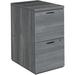 The HON 15.8 x 22.8 x 28 in. 10500 Series Freestanding File & File Mobile Pedestal