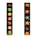 Fall Thanksgiving Door Couplet Happy Thanks Fall Door Welcome Hanging Banners with Pumpkin Couplet for Front Door Porch Outdoor Decorations