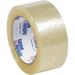 2 x 55 yds. Clear Tape LogicÂ® Quiet Carton Sealing Tape 3 Mil 6 PACK