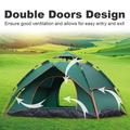 moobody Instant Pop Up Tent for 3-4 Person Automatic Camping Tent Dome Tent Double Layer Waterproof Family Tent for Hiking Backpacking Beach