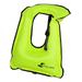 OMOUBOI Inflatable Snorkel Vest for Adults Women Men Swimming Vests with Crotch Strap for Water Sports Beginner -Only 88-180 lbs -Green