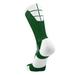 TCK Goalline 2.0 Football Socks (Dark Green/White Large)