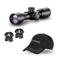 Hawke Sport Optics Crossbow and Bow Scope (3X32 SR IR) with 1 inch Rings