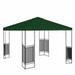 LELINTA 2-Tier 10 x10 Replacement Gazebo Canopy Top Patio Garden Cover Replacement Top Tent Sunshade Cover Anti-UV 50+ 2-layer Waterproof Coating