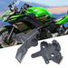 Ana NINJA650 Black Front Rider Foot Pegs Bracket Compatible with Kawasaki Z650 2017-2022 Front Footrests Foot Pegs Pedal Bracket Foot Pegs Footpeg Footrest Heel Plate Guard Protector ( RIGHT )