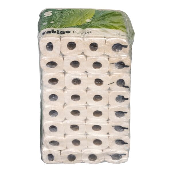 satino comfort Küchenrollen 3-lagig, 32 Rollen (8 Pack à 4 Rollen) weiß, 26 cm