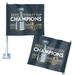 WinCraft Vegas Golden Knights 2023 Stanley Cup Champions Locker Room 11.75 x 14 Double-Sided Car Flag