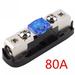 Car Audio Fuse Power Fuse Holder 30-150A Stereo Audio Single Way AGU Fuse Holder Power Distribution Block Fusebox Car Fuse