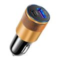 USB Car Charger | Metal Car Cell Phone Charger | 3.1A USB+PD Vehicle Charging Supplies Cell Phone Charger Adapters for Truck RVs and Cars for Laptop and Computer Charging