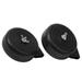 Mduoduo 2 Pcs Male Thread Air Compressor Intake Filter Silencer Muffler Plastic Black