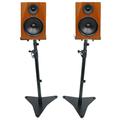 (2) Rockville DPM6C 6.5 inch 210W Powered Studio Monitor Speakers and Adjustable Stands