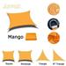 Waterproof Shade Sail Garden Canopy Sun Shade Camping Gazebo Outdoor Awnings Carport Pool UV Block Square Rectangle Triangle