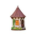 Hanging Bird House for Outdoor Patio Garden Decorative Pet Cottage Distressed Wooden Birdhouse Garden Decoration Outdoor Bird House Parrot Winter Insulation Bird House Resin Crafts And Ornaments