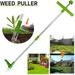 HLONK Weed Puller Weed Remover Durable Garden Lawn Weeder Outdoor Yard Grass Root Pull Green