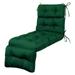 Bilot Bench Lounger Outdoor Chaise Lounge Cushions with Seat and Back Wicker Tufted Patio Pillow for Outdoor Furniture