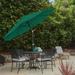 Pure Garden Patio Umbrella with Auto Tilt - Hunter Green - 10 ft.