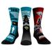 Rock Em Socks Stormtrooper & Darth Vader Jacksonville Jaguars Three-Pack Star Wars Crew Set