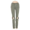 Free People Jeans - Mid/Reg Rise: Green Bottoms - Women's Size 26