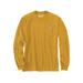 Carhartt Men's Loose Fit Heavyweight Long Sleeve Pocket T-Shirt, Honeycomb Heather SKU - 771333