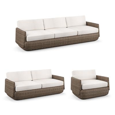 Avila Seating Replacement Cushions - Lounge Chair, Air Blue Lounge Chair - Frontgate