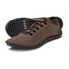 Barfußschuh LEGUANO "GO", Damen, Gr. 44, braun, Textil, sportlich, Schuhe Barfußschuh Schnürschuh, mit praktischer Schnürung, Freizeitschuh, Halbschuh, Schnürschuh