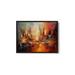 Amrita Sen Cityscape Framed On Canvas Print Canvas | 37.25 H x 49.25 W x 1.75 D in | Wayfair SECA11PFWA48x36