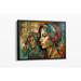 Amrita Sen Reflective Woman Framed On Canvas Print Canvas | 37.25 H x 49.25 W x 1.75 D in | Wayfair SECA3PFBK48x36