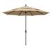 Arlmont & Co. Mariyah 9' 2.5" Market Umbrella Metal in Brown | 110.5 H in | Wayfair 18F6567C3AEC4AEF895905B0A968A470