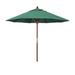 Joss & Main Manford Ausonio 9' x 9' Octagonal Market Umbrella, Wood in Green | Wayfair 4A212F01C0F84F87A9E5B521647043B1