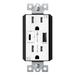 TOPGREENER 15-Amp Standard Tamper Resistant Decorator USB Outlet w/ Power Delivery in White | 2.7 H x 1.7 W x 1.8 D in | Wayfair TU215PD60AC-W