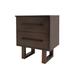 Latitude Run® 2 - Drawer Solid Wood Nightstand Wood in Black | Wayfair 0CE3E2A3617041B6B352065C07D70C51