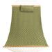 Arlmont & Co. Mcateer Spreader Bar Hammock Polyester in Green/Brown | 1.5 H x 156 W x 55 D in | Wayfair 95736A98B26545FE92F0C6C074087EEE