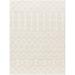 Gray 120 x 94 x 1.34 in Area Rug - Union Rustic Rectangle Heston Moroccan Machine Woven Area Rug in Light | 120 H x 94 W x 1.34 D in | Wayfair