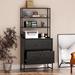 Latitude Run® Vertical File Cabinets for Home Office w/ Lock & 2 Drawers, Office Organization & Storage in Black | Wayfair