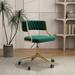 Mercer41 Markaysha Ergonomic Task Chair Upholstered/Metal in Green | 31.1 H x 22.83 W x 19.69 D in | Wayfair 4CF2999912714A4381F51CCC06E4C935