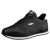 Sneaker PUMA "ST RUNNER V2 FULL L", Gr. 45, schwarz (puma schwarz, puma schwarz, puma weiß), Leder, sportlich, Schuhe