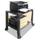 Kantek Mobile Printer Stand: Black - Use w/ Office Use | Part #KTKPS610