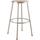 National Public Seating | NPS 30 Inch High, Stationary Fixed Height Stool - Hardboard Seat, Gray &amp; Brown | Part #6230