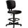 Hon Adjustable Height Stool: Leather, 27&quot; Seat Width, Black - Adjustable Height, 32-3/8&quot; Seat Height | Part #HON5705SB11T