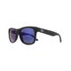 Lacoste Rectangle Unisex Matte Black Blue Gradient Folding Sunglasses - One Size